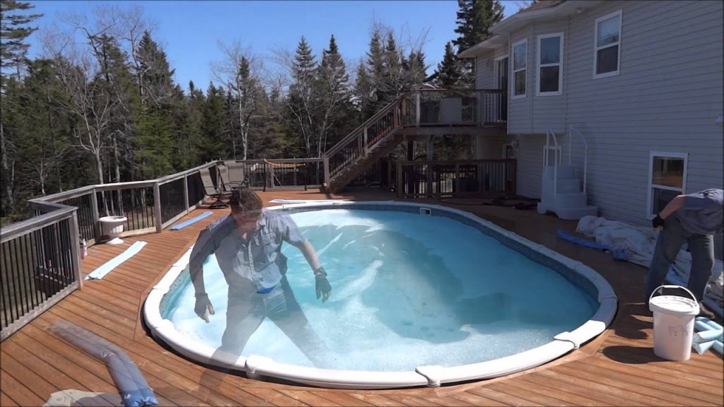 new above ground pool start up